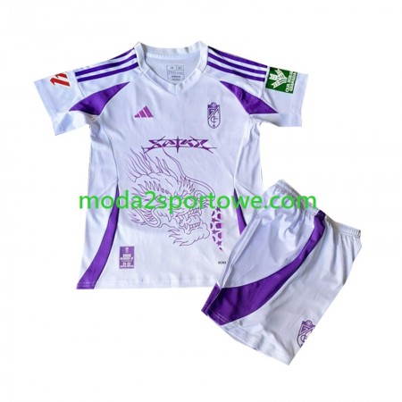 Koszulka Girona Dziecięcy Czwarty Stroje Piłkarskie 2024/25 Krótki Rękaw